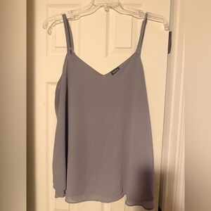 Women’s Plus Torrid Sophie Swing Tank Cami Sz 0 Gray Neutral
